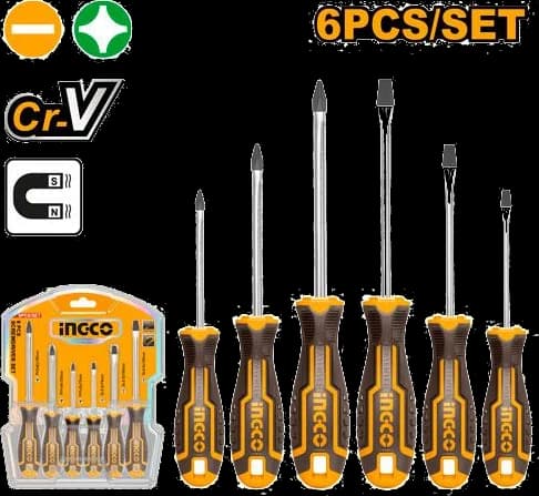 Juego de destornilladores Pall de 6 piezas HKSTS0628