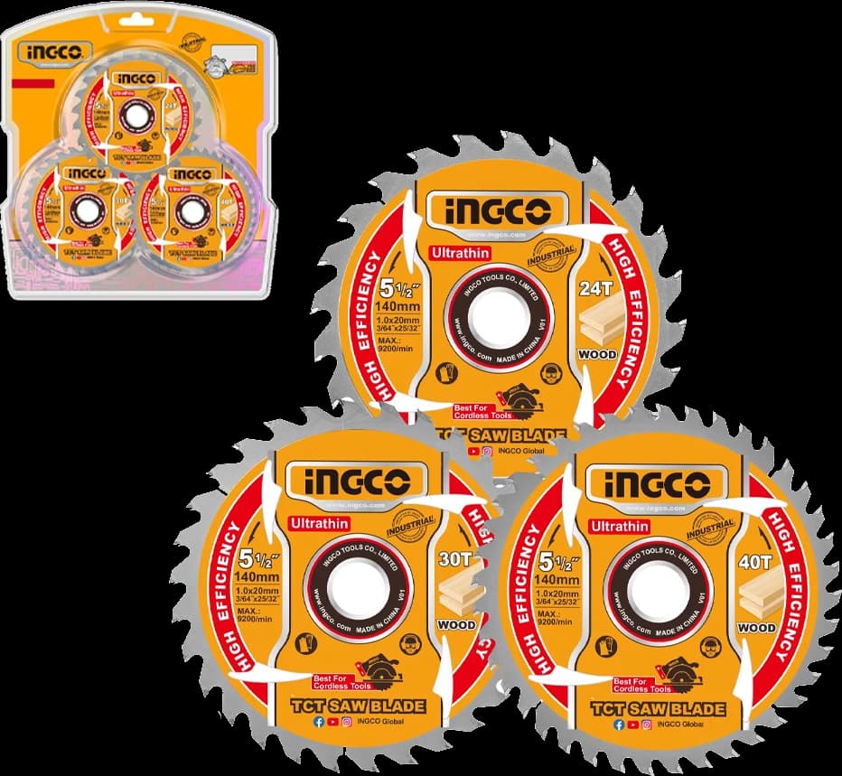 Pall Juego de hojas de sierra TCT ultrafina 140 mm TSB4003